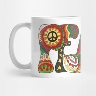 Vintage Psychedelic Peace Mug